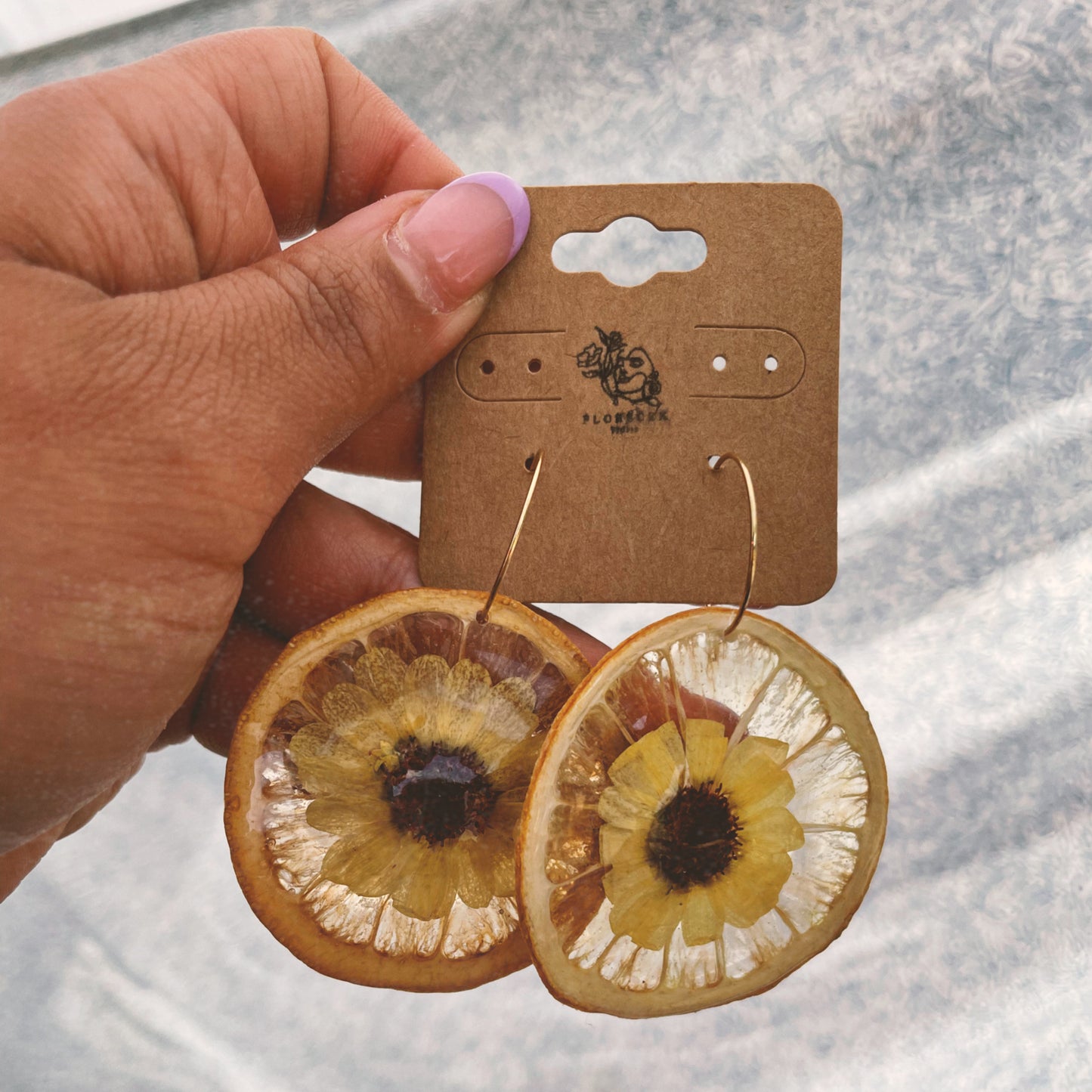 FRUIT HOOPS - ORANGE DAISIES