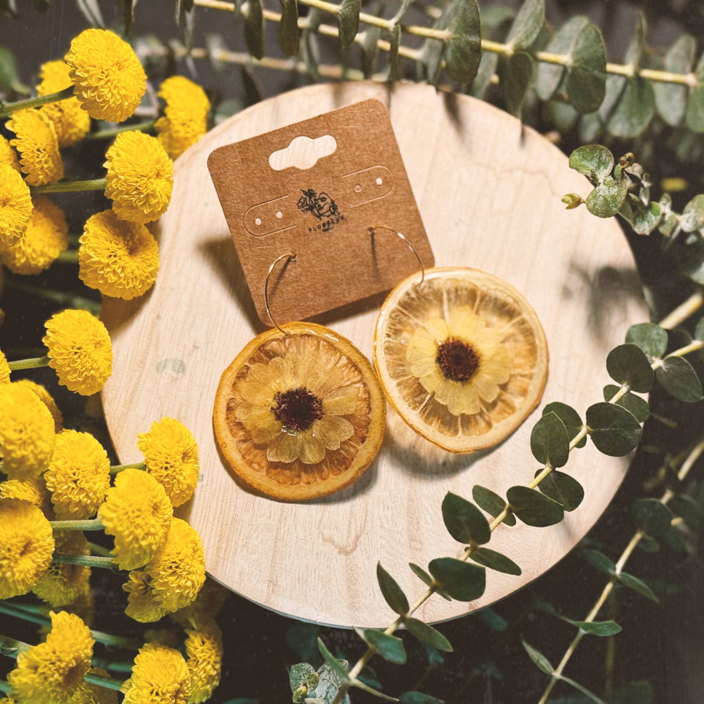 FRUIT HOOPS - ORANGE DAISIES
